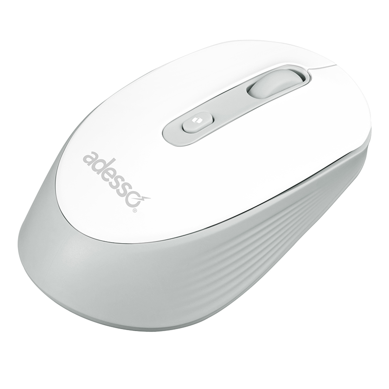 Adesso IMOUSE A30W Mouse - USB Type A - Optical - 4 Button(s) - White - Wireless 